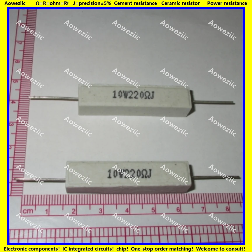 24r 24 Ohm 5% 10w High Load Resistor Wire Resistance Cement #bp 10 PCs 