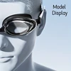 1 Set Professtional Swimming Goggles Cap Waterproof  Anti-fog Swimming Eyewear Silicone Cap Men Women HD Anti-UV Glasses 5