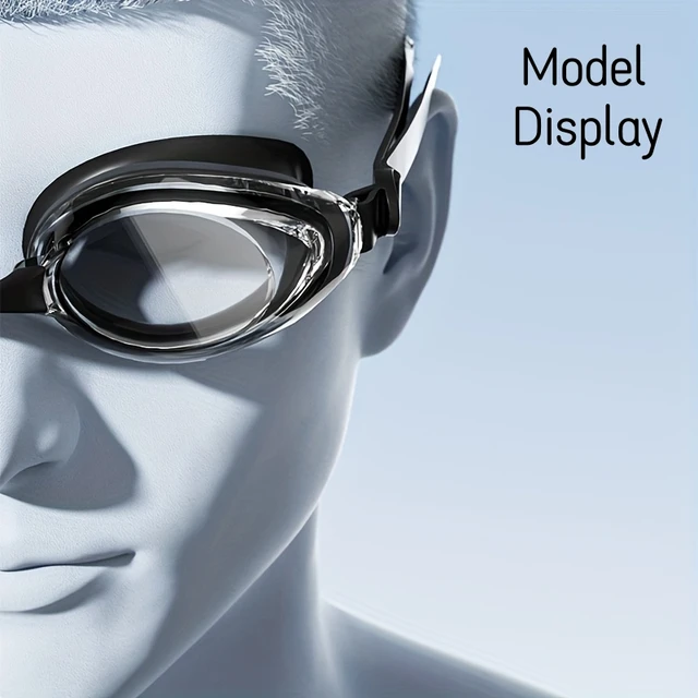 1 Set Professtional Swimming Goggles Cap Waterproof  Anti-fog Swimming Eyewear Silicone Cap Men Women HD Anti-UV Glasses 5