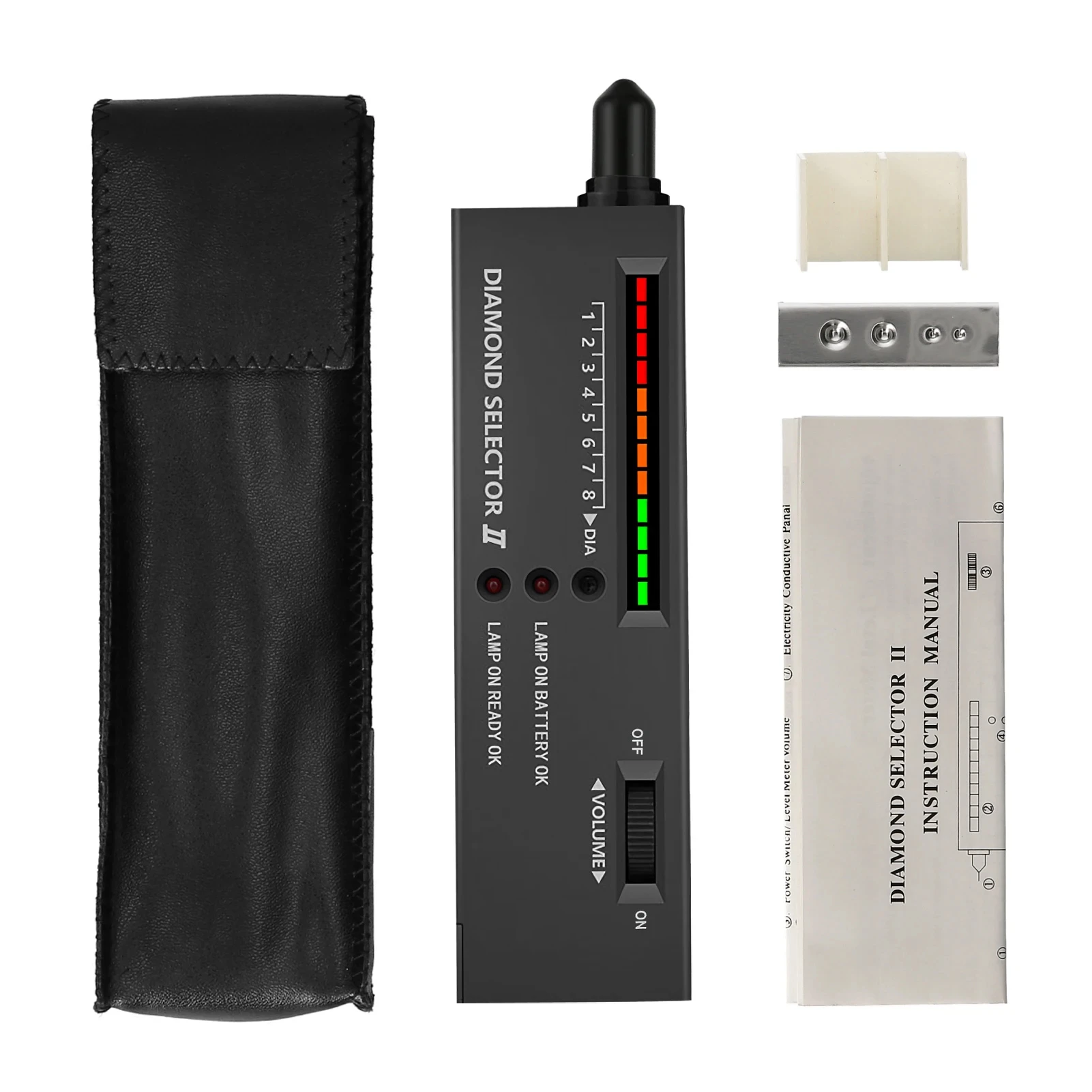 Diamond Tester LED Indicator Pen High Accuracy Diamond Selector Detector Gem stone Jewelry Testing Tool with bag