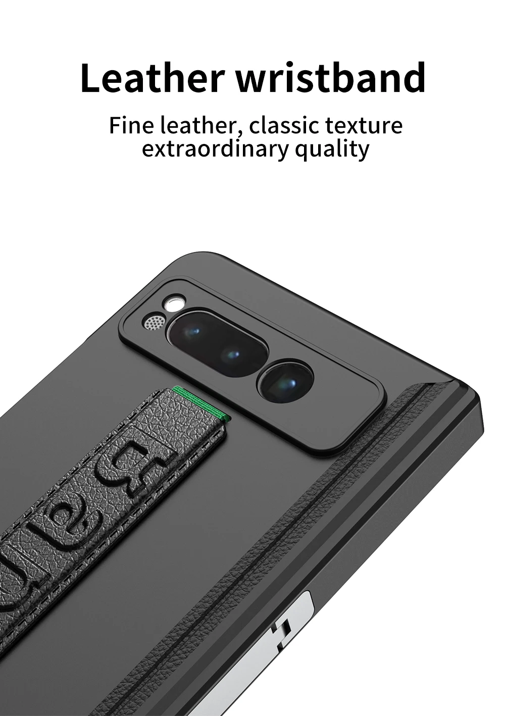 GKK Magnetic Hinge Wrist Strap Case for Google Pixel Fold 3