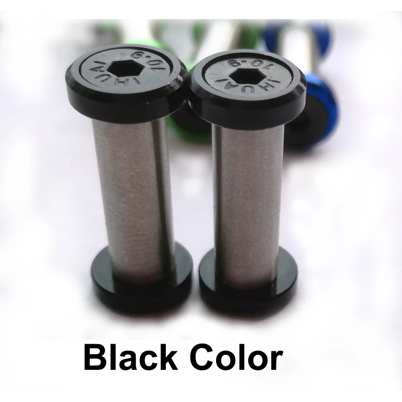 4pcs/lot 0.77"(19.5MM) stainless steel Knife Handle hex Screws Suitable for 5mm hole black (EAM)