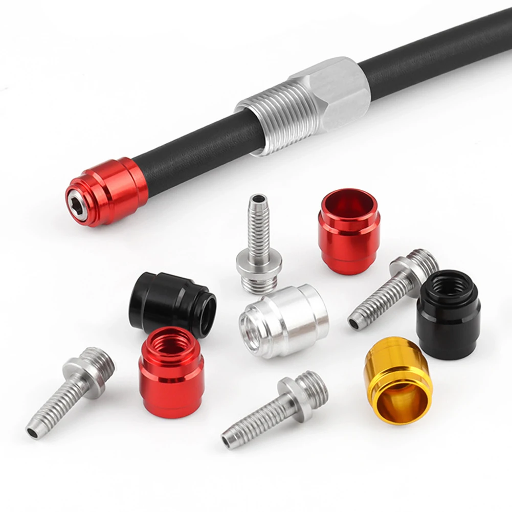 Hose Fitting Kit Hose Fitting Kit 10pcs Olive 10pcs Insert With Wrench For SRAM Hydraulic Brakes Hose Fitting Kit Cycling Parts