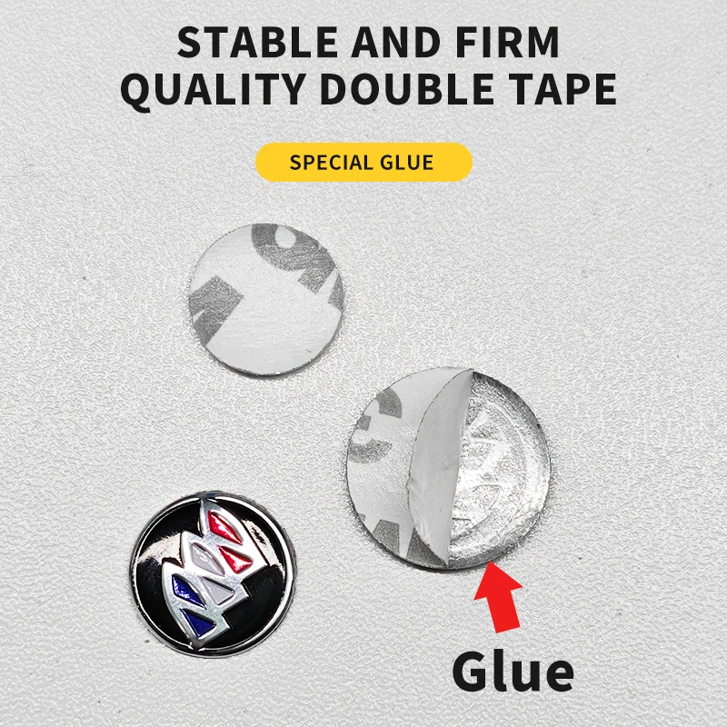 13mm/14mm/17mm 알루미늄 엠블럼 심볼 로고 스티커 자동차 키 리모컨 케이스 뷰익 라크로스 리갈 베라노 엑셀 GT XT 엔비전용