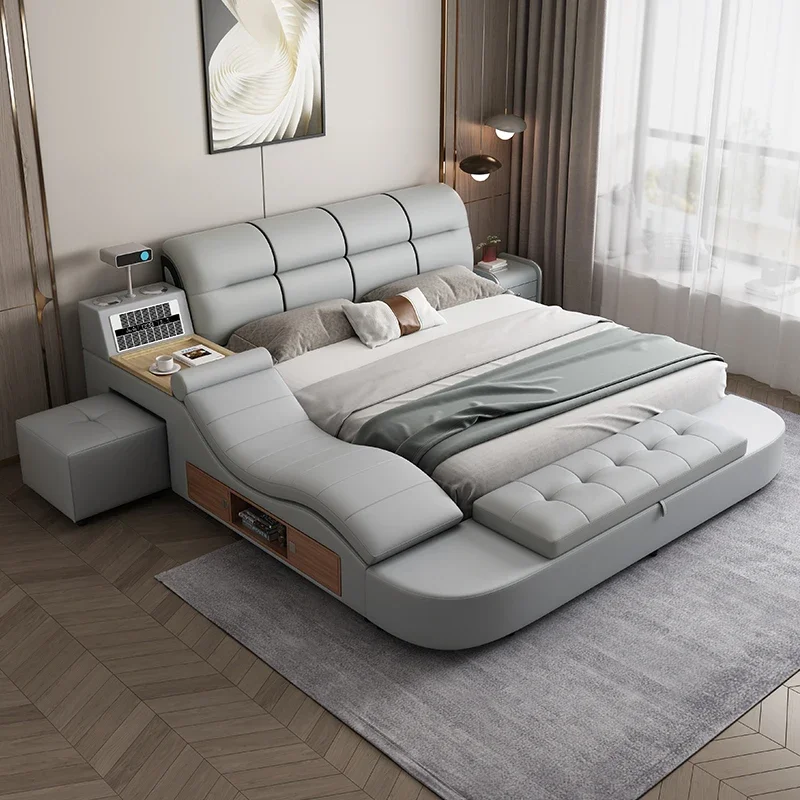 

Storage Queen Double Bed Luxury Nordic Pretty Baby Baby Frame Double Bed Twin Hotel Princess Cama Matrimonial Furniture Home