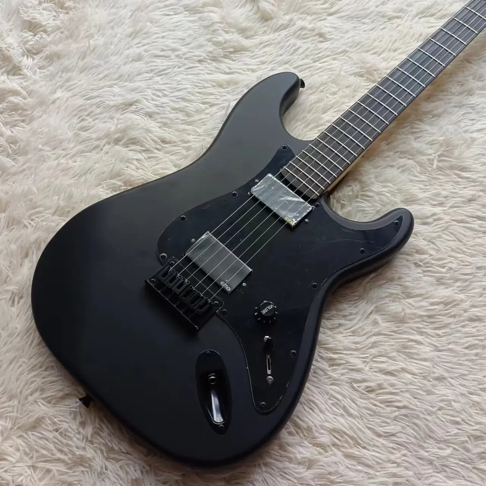 エレキギター マットブラック S5ef6d8cc4573452aa9667863d2a53