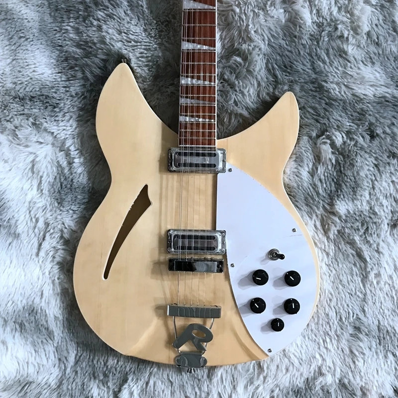

Электрическая гитара rickenback из натурального дерева, 12 струн