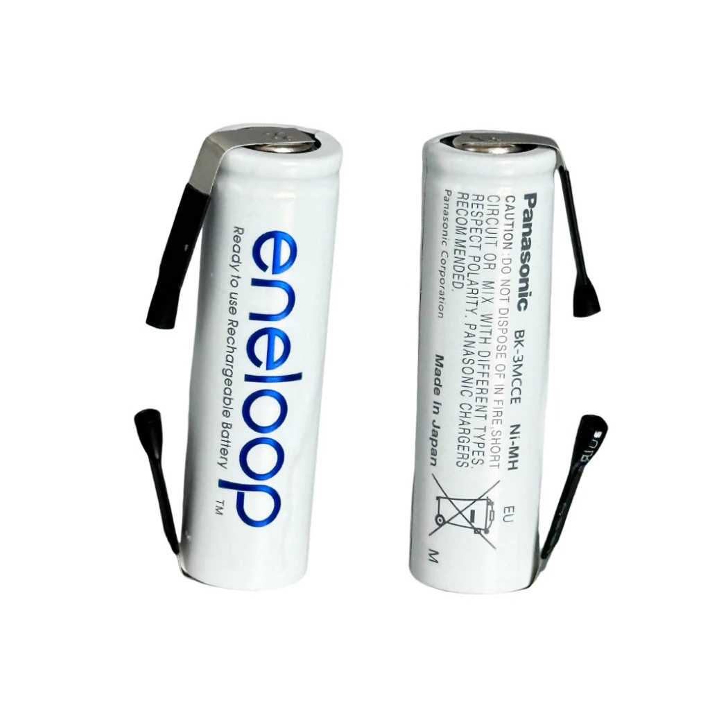 Panasonic AA 1.2V 1900mAh nickel hydrogen battery with welding pins suitable for DIY electric shaver toothbrush toys rechargeable battery