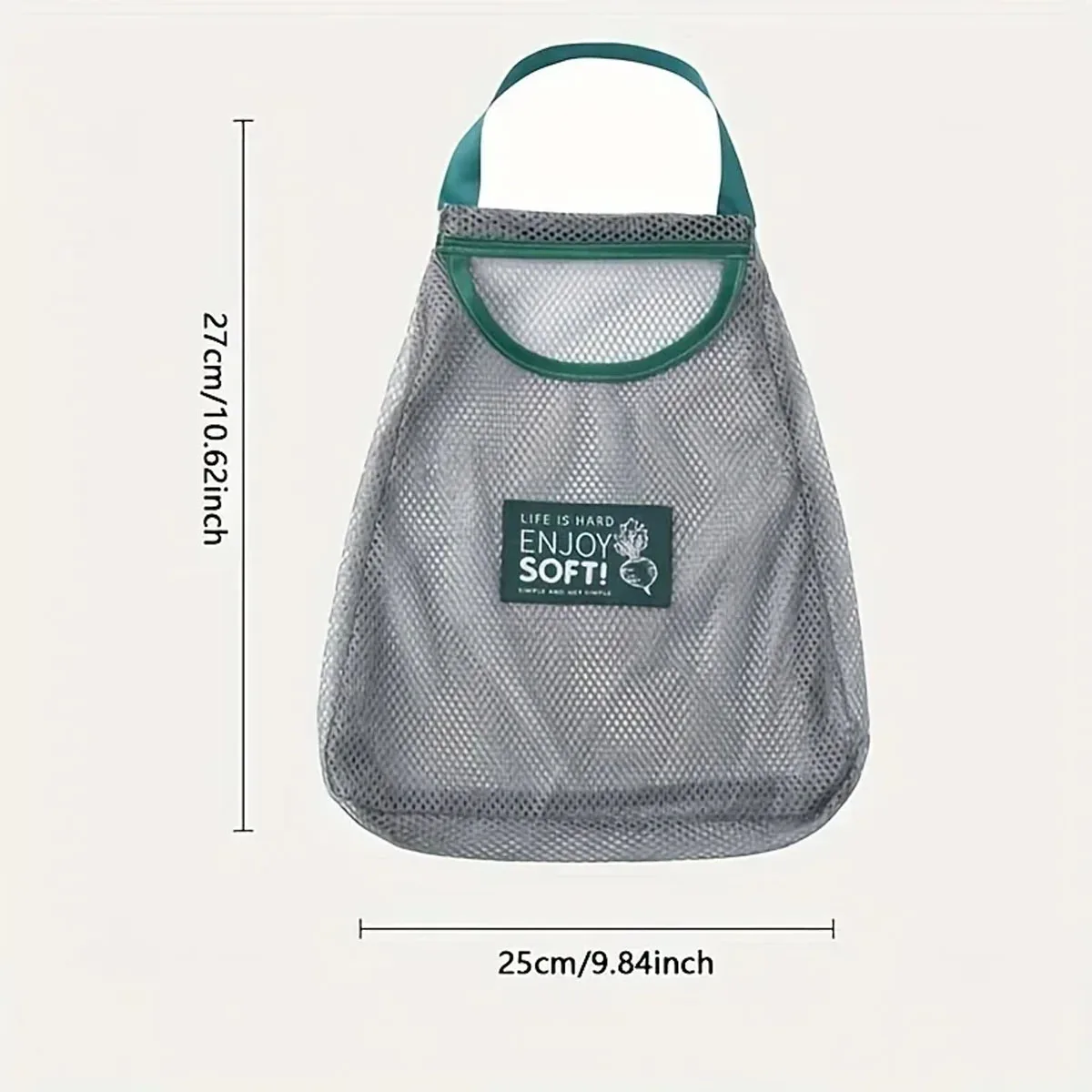 1pc-Reusable Storage Bags Kitchen Hanging Mesh Bag Home Fruit And Vegetable Storage Net Bag For Ginger Garlic Potatoes Onions