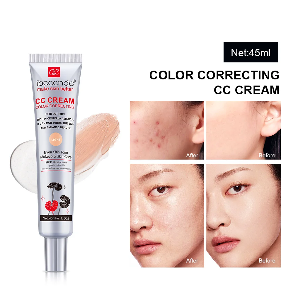 Base CC Cream Moisturizing Waterproof Anti-sweat Makeup Before Concealer Lasting Women Makeup Protect Skin erborian Cosmetics 2