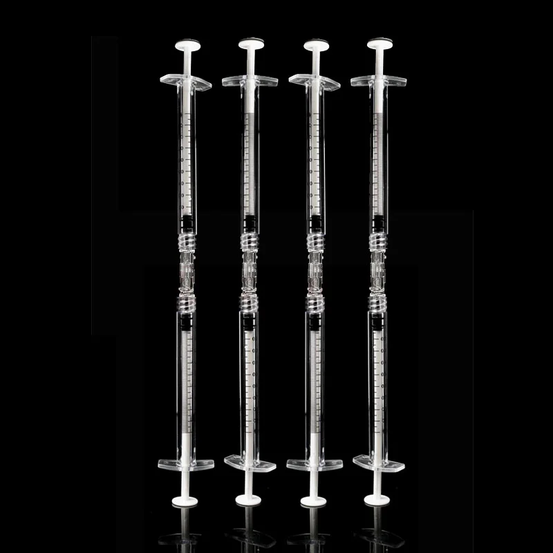 Luer Thread Connector Pp Material Transparent Syringe Double-Way Connector Easy And Durable Use In Sterile Environment Drug Guid 6