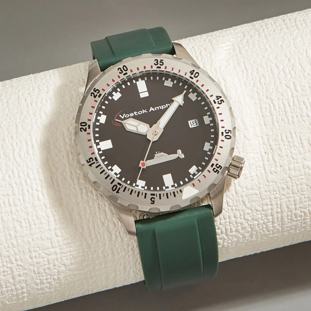 Vostok Amphibia Diving Watches Mechanical Automatic Waterproof Taucheruhr Automatik Luxus Uhren Herren Automatik Uhr Wasserfeste