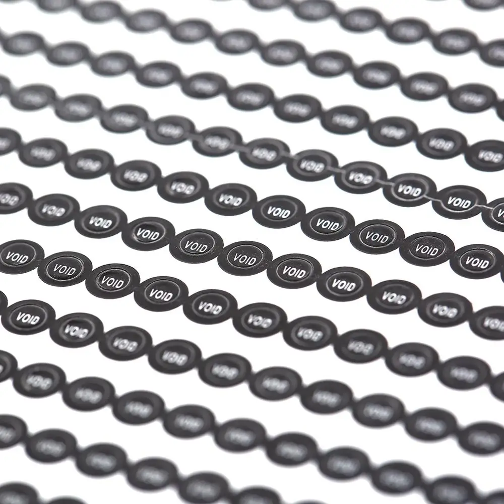 Display Adhesive Sticker Phone Adhesive Stickers Warning Signs Stickers Custom Stickers Waterproof Seal Stickers 1000pcs 2.5mm Warranty Void Sticker