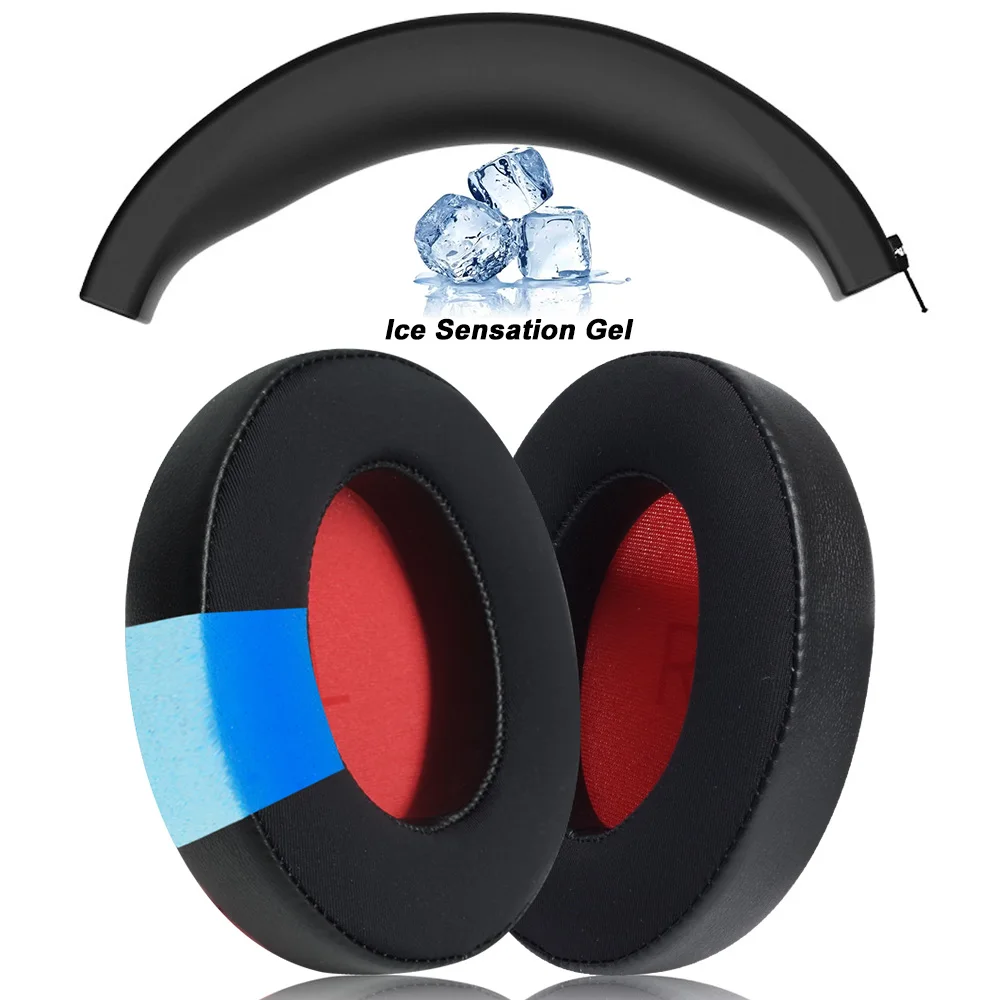 Earpads For 1MORE SonoFlow Pro SE HQ51 HC905 HQ30 Wireless Bluetooth Protein leather Memory foam Ear Pads Cushions Replacement