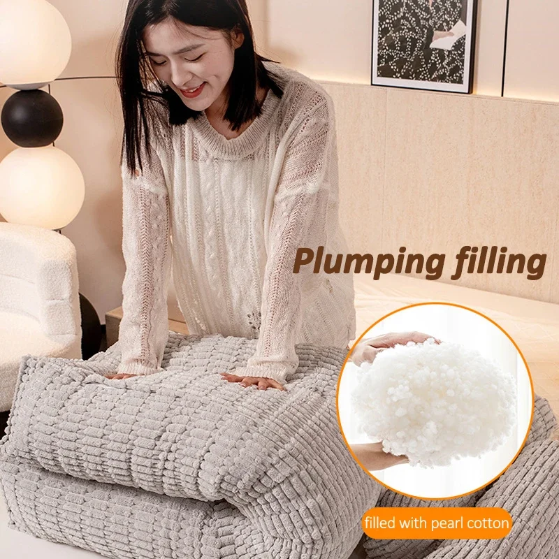 Wedge Pillow Headboard California King Bolster Triangular Headboard Pillow Positioning Support Reading Backrest Wedge Pillow 4