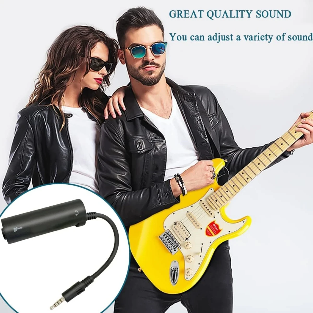 Miwayer Gitarre Interface Konverter Ersatz Für Telefon Gitarre Audio Interface Gitarre Linie Konverter Gitarre Zubehör – Detail 7
