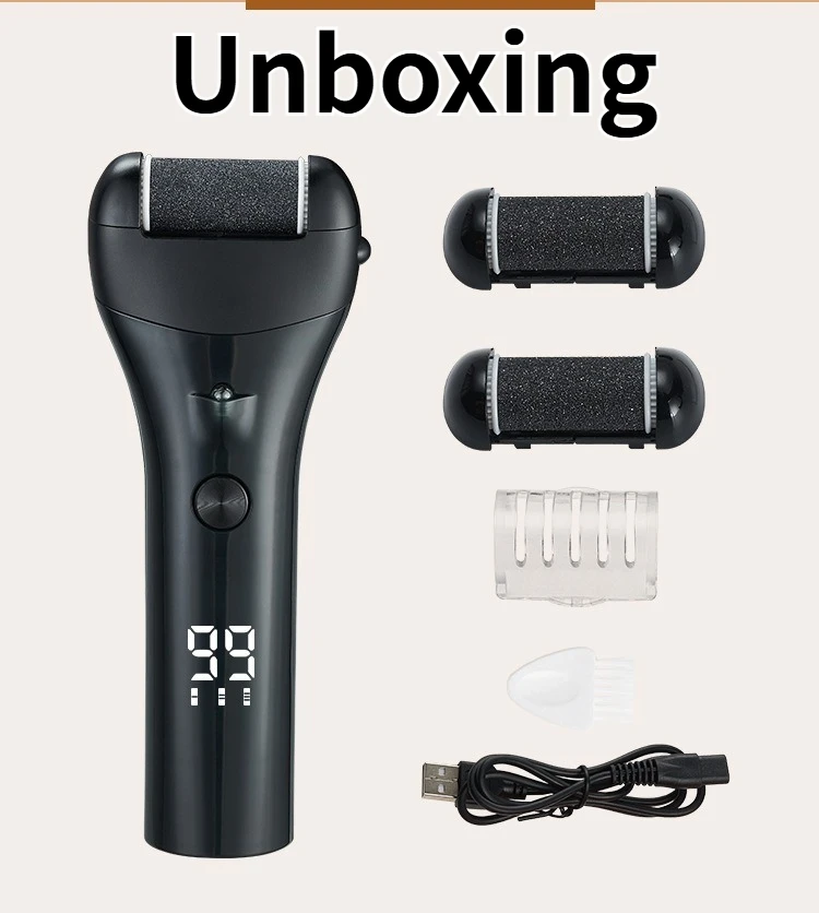 Description Picture 2 of itemElectric foot grinder dermabrasion Intelligent digital display dead skin removal callouse pedicure artifact pedicure