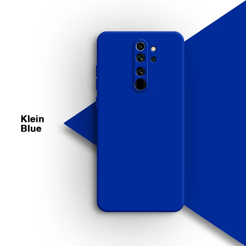 Enhanced Liquid Silicone Soft Candy Square Phone Case - Original Design with Internal Flocking Back Cover