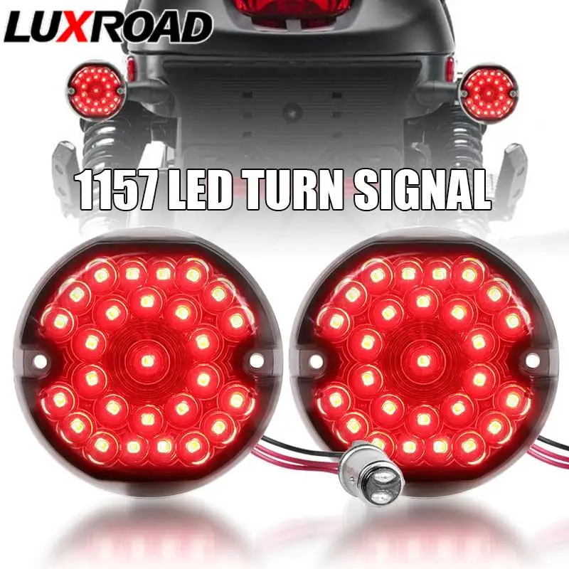 

Задний фонарь для мотоцикла, дневные ходовые огни, дневные ходовые огни, белый, янтарный 1156, задний тормоз, красный цвет, для Road King Classic 1157-1998