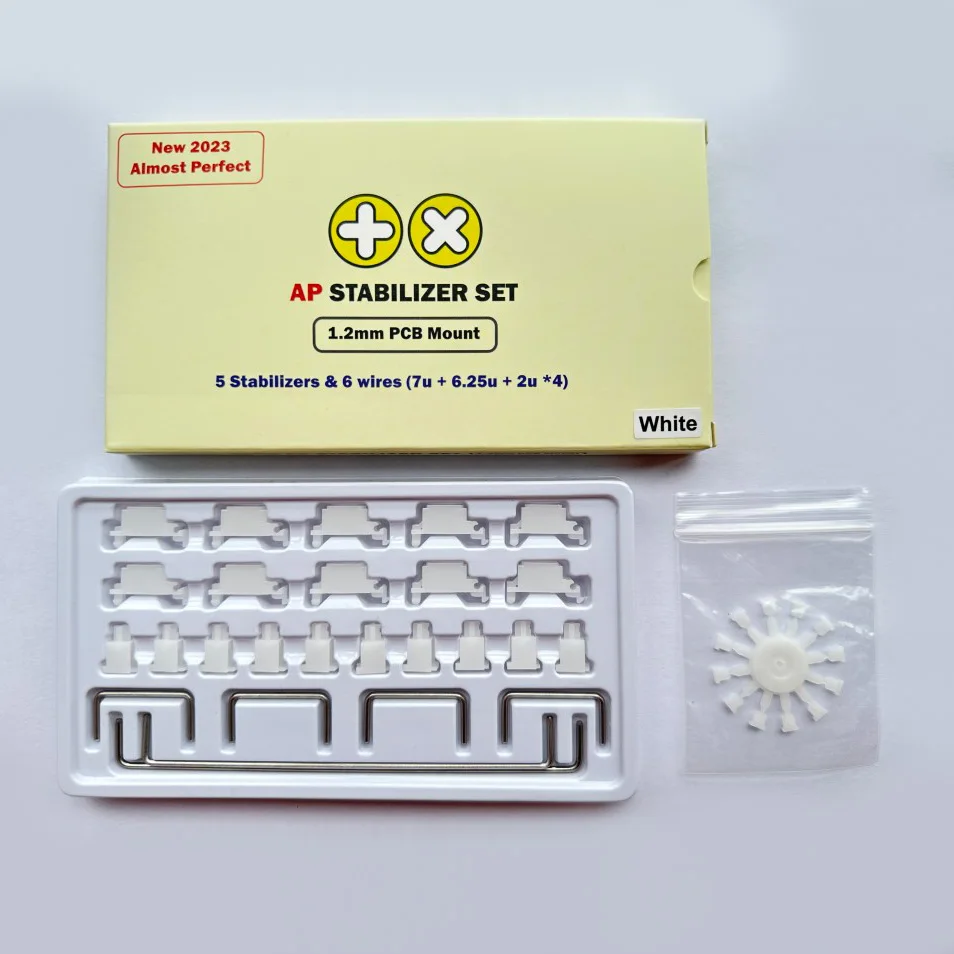 TX Stabilizers 1.2mm PCB Mount Stabilizers Set 1.2T Stabilizer Almost Perfect New Version For Mechanical Keyboard