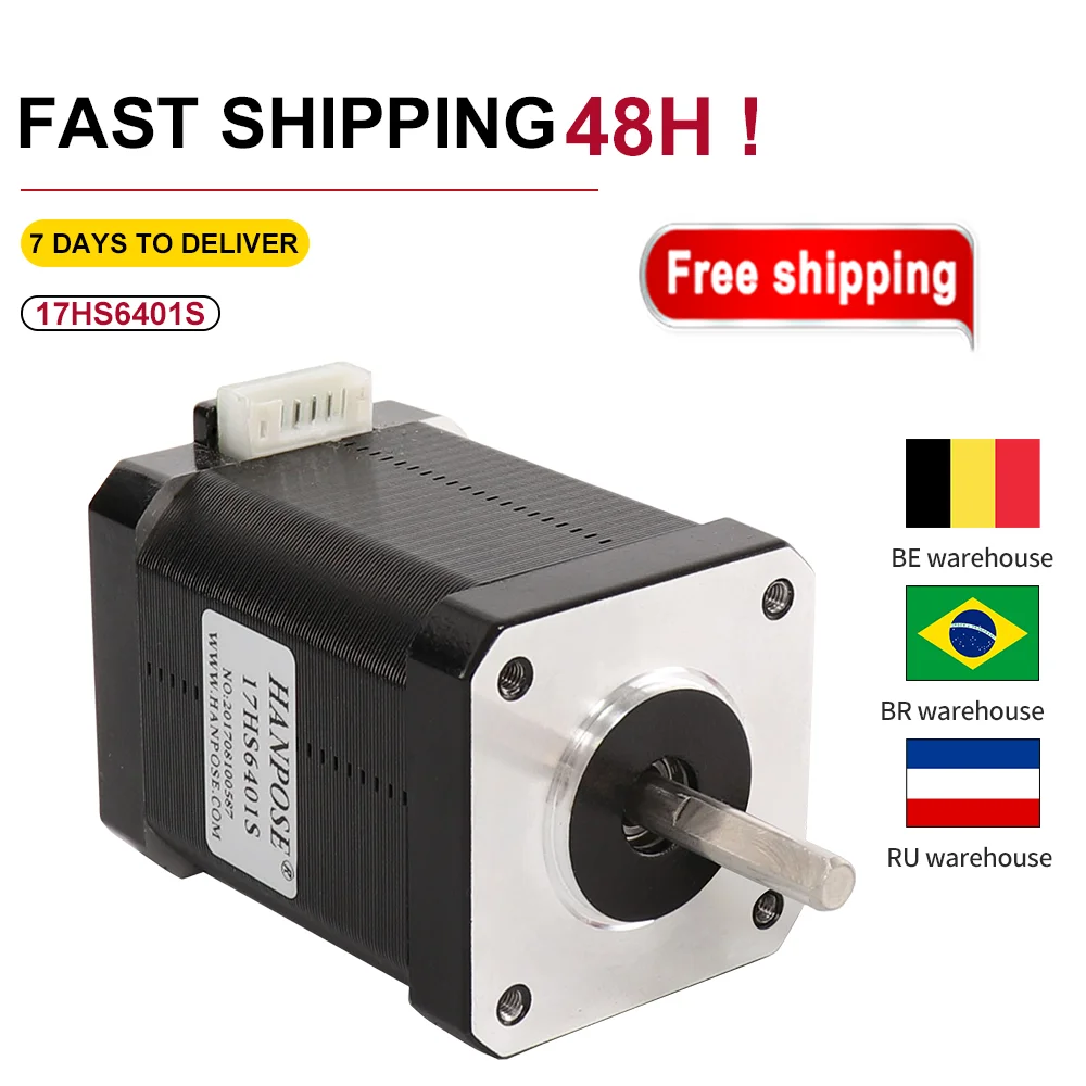 SIMAX3D Nema 17 Stappenmotor, 42 x 38 mm, 1,5 A - 3,8 V