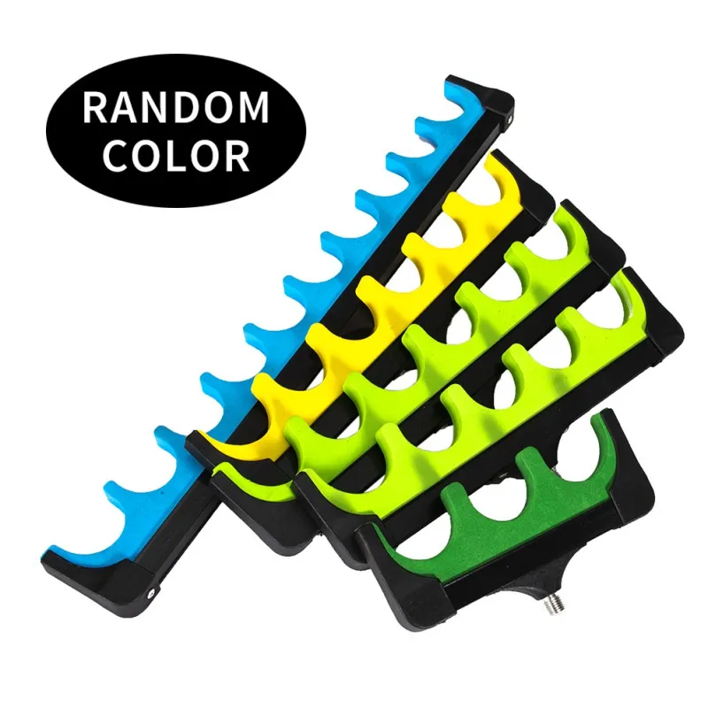 10 Holes Fishing Rod Holders Sea Rod Eva Turret Universal Section Crossbar Bracket Ground Plug Holder Fishing Accessories
