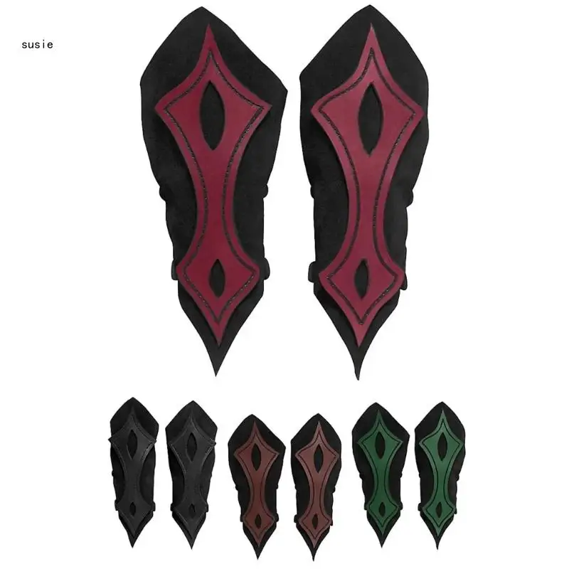 

X7YA Halloween Gothic Wrist Bracers with Masquerade Party Punk Pirate Knights Pirate Wristband