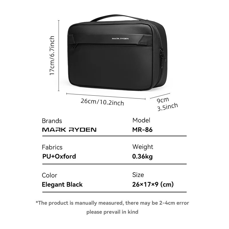 Mark Ryden MR86 Compact Size Large Capacity Multi-Layer Paged Washbag - Image 6