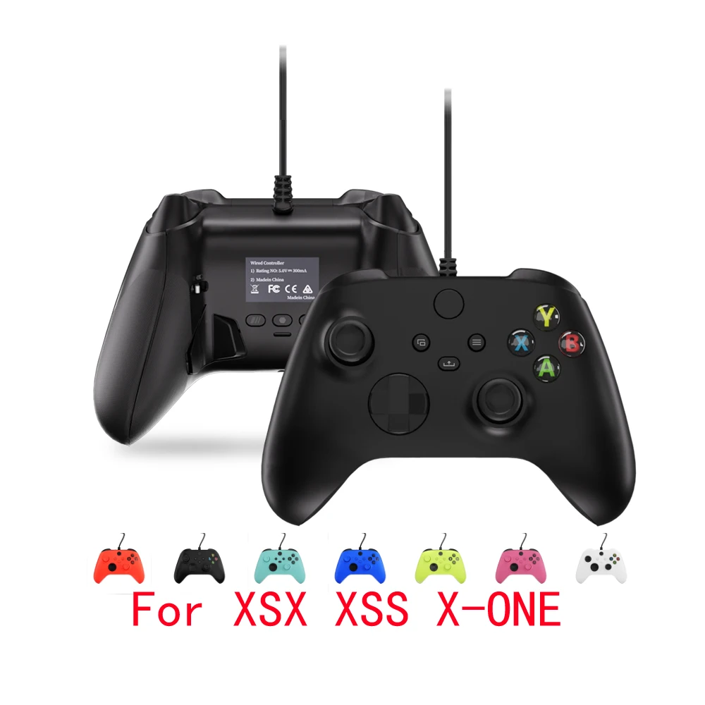 

10 шт., проводной джойстик, игровой контроллер для Xbox серии X S, для XSS XSX, X-ONE для Xbox one, ПК, win10, игровой геймпад