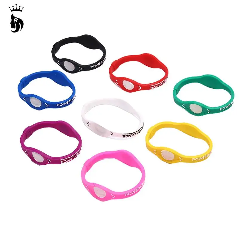 NEW PURE ENERGY BALANCE BAND - HOLOGRAM FREQUENCY POWER - SILICONE DUO BRACELET