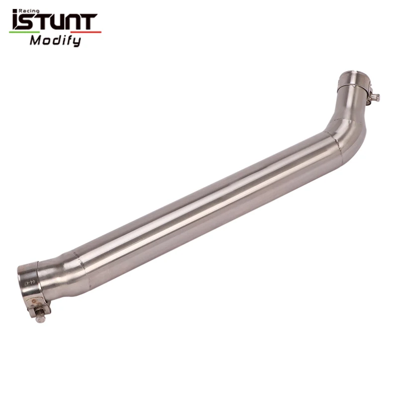 Motorcycle Exhaust Escape Moto System Slip On For CFMoto 400 GT 650 GT Modified Middle Link Pipe Connect Original Muffler - Image 5