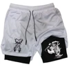 Men Performance Shorts Anime Demon Slayer Gym Shorts Summer Sports Fitness Workout Jogging Running  Print Short Pants RL00188 2