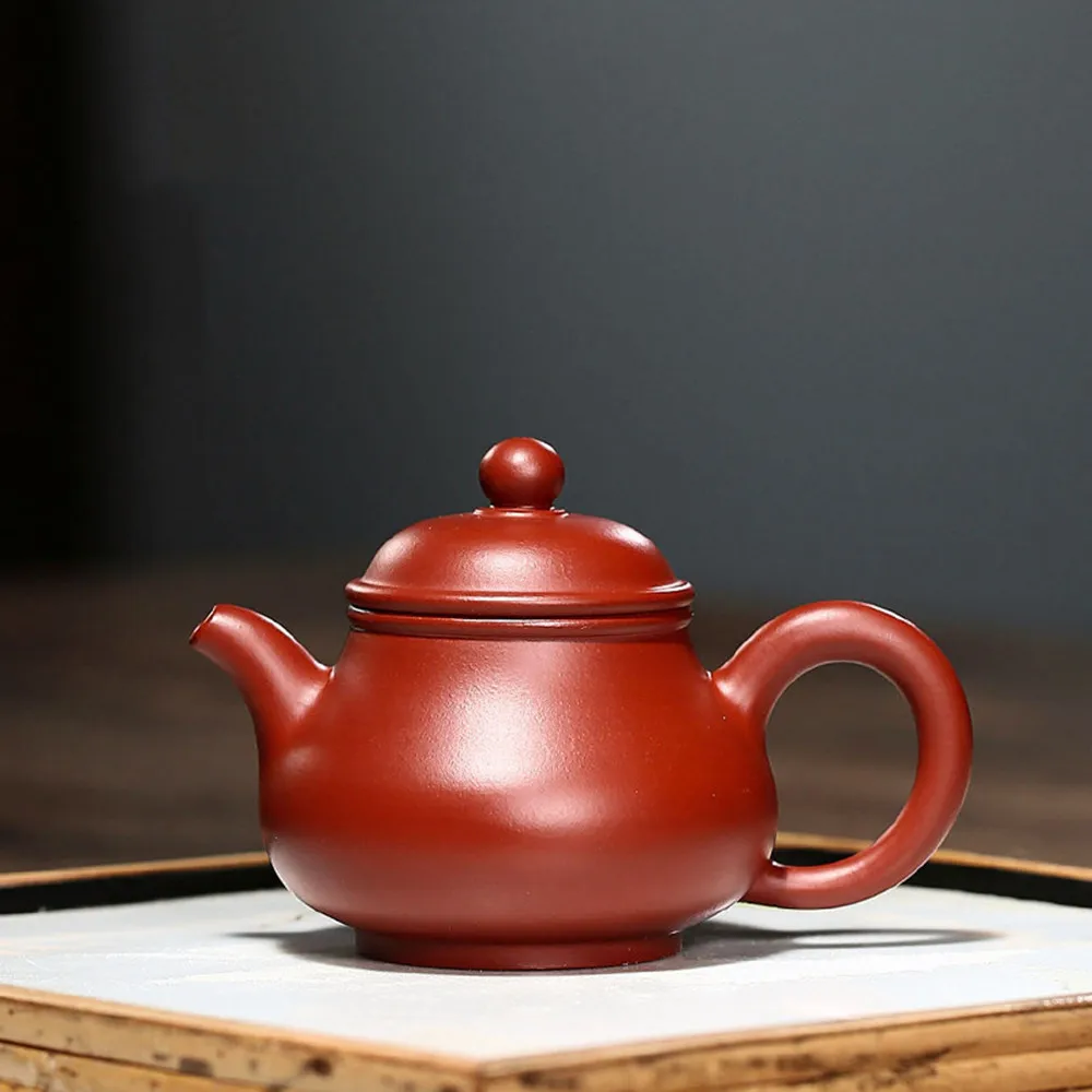 

100ml Chinese Yixing Purple Clay Teapot Raw Ore Section Mud Home Tea Pot Ball Hole Filtration Zisha Kettle Handmade Tea Set