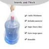 5 Pack Large Clear Plastic Storage Bags,Big Gaint Jumbo Huge Plastic Storage Bags for Blanket, Duvets, Pillows, Comforters 3
