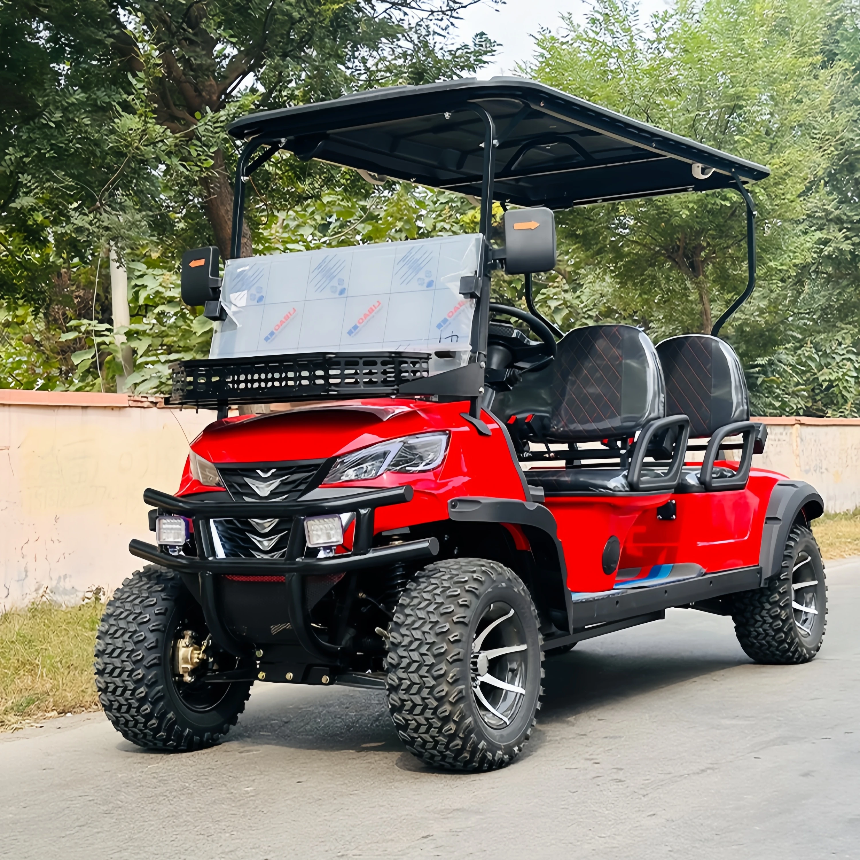 Cheap Chinese golf carts for sale electric cart cars lithium 72V battery 6 seater price club car 48 volt batteries