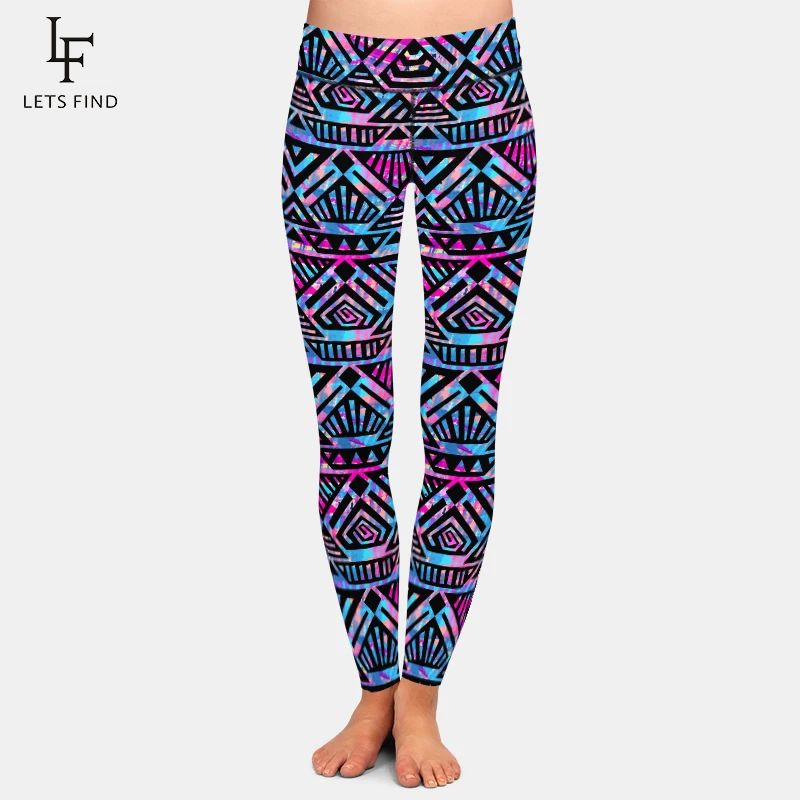 LETSFIND Super Soft Women Leggings 3D 