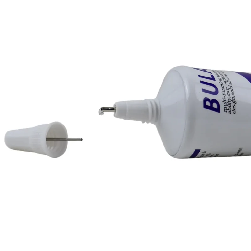 다목적 접착제 수리 110ML, 전화 뒷면 커버 피팅 보석 DIY 아크릴 접착제 T9000 정밀 애플리케이터 팁 접착제