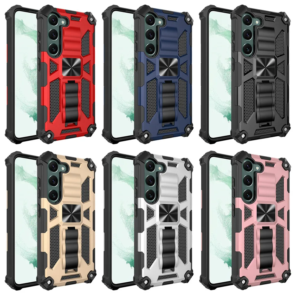 Shockproof Dual Layer Case with Built-in Kickstand