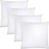 45x45cm Throw Pillow Insert Premium Soft Cotton Euro Square Decorative Pillow Core Set for Bed Sofa Couch JAF018 2