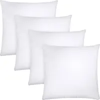 45x45cm Throw Pillow Insert Premium Soft Cotton Euro Square Decorative Pillow Core Set for Bed Sofa Couch JAF018 2