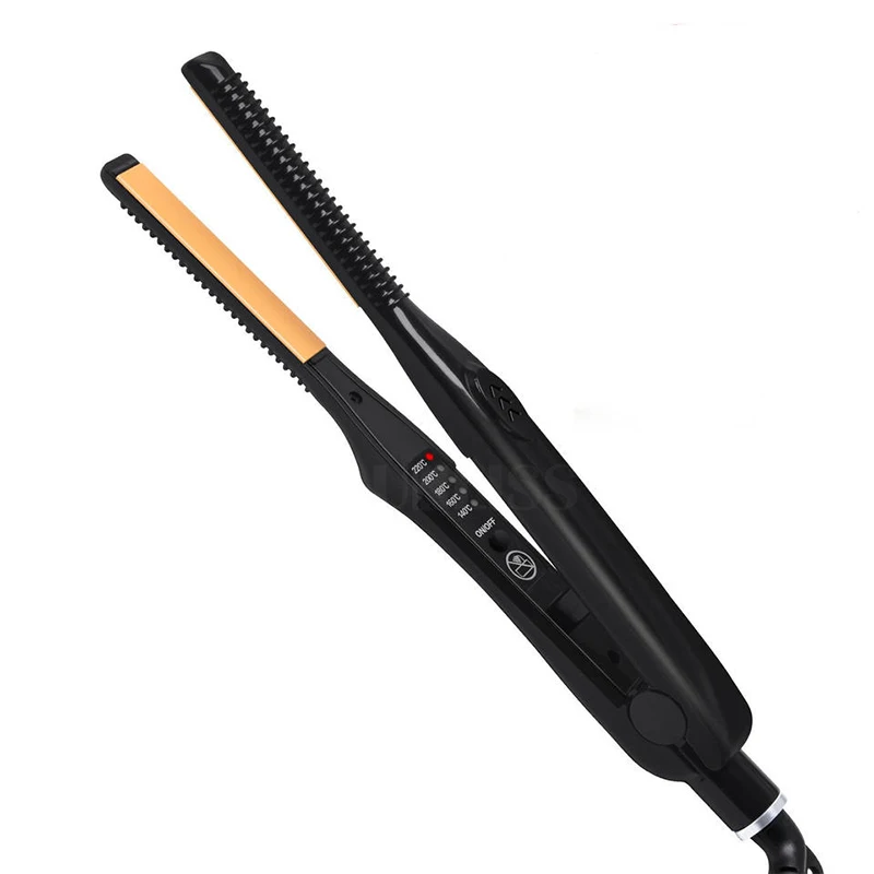 Fast Heating PTC Ceramic Tourmaline Ionic Flat Iron Hair Straightener Straightens Curls Hair Care Styling 2