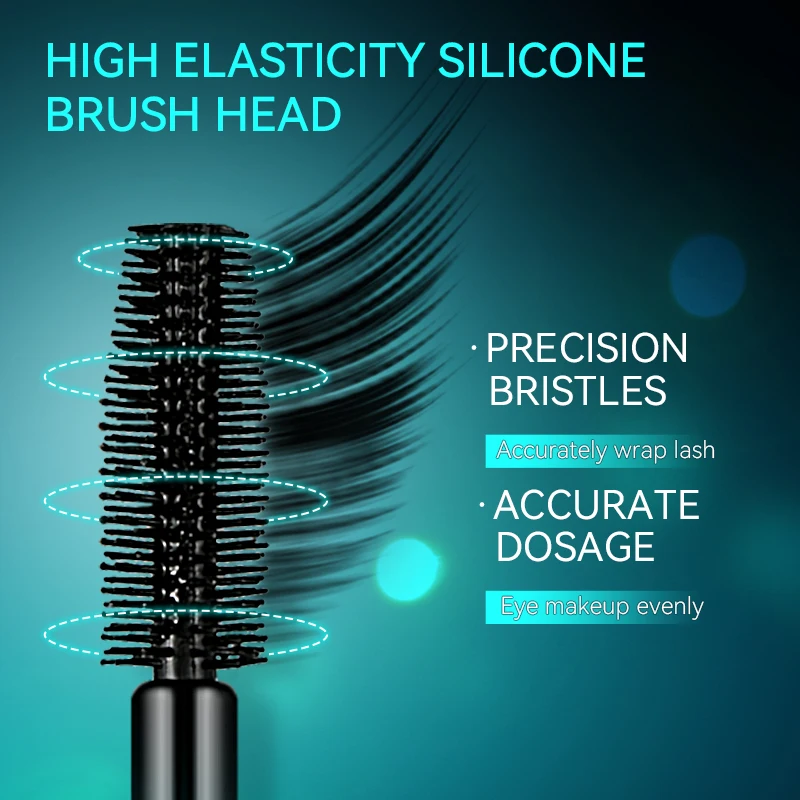 Mascara, Waterproof and Sweat Proof, Fast Drying and Anti Smudge, Long-Lasting Makeup, Create Thick & Natural Eye Makeup - 2