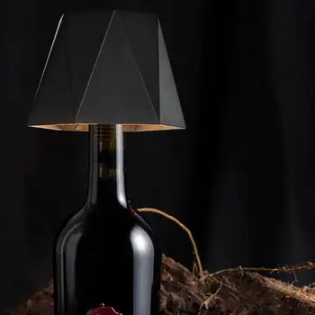 Wine Bottle Lights Wireless Table Light Home Decoration Rechargeable Desk Light 3 Color Touch Control Portable LED Lamp For Wine 1