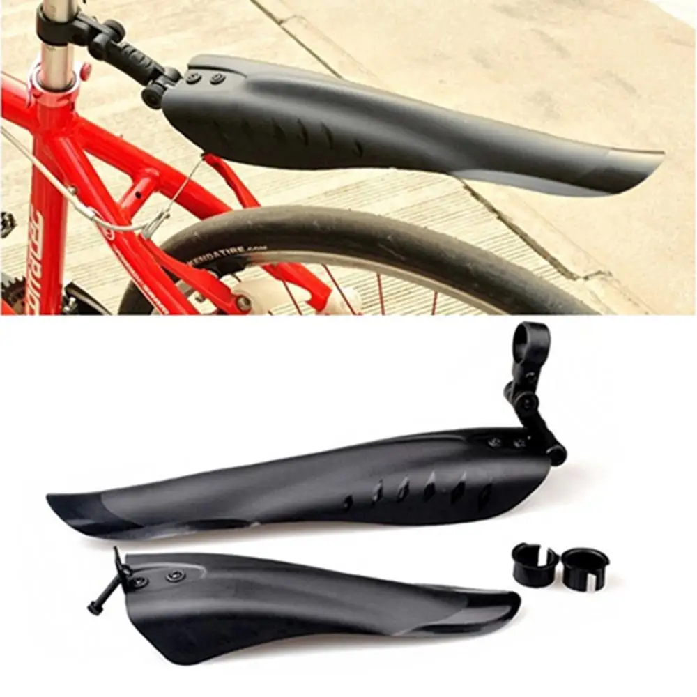 Guardabarros de plástico ligero para bicicleta de montaña, guardabarros  delantero y trasero, accesorios de ciclismo, 2 uds. + 8 Uds. De Cables -  AliExpress