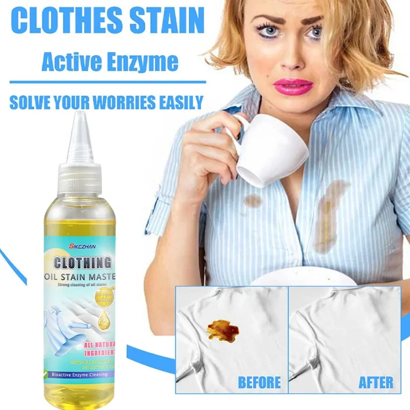 120ml Stain Remover detergent Portable Stain Treater For Laundry Fabric Oil Remover Travel Size Clothing Clothes