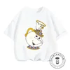 Summer's Disney Cuties Vibrant Beauty and the Beast Prints Enliven Cute, Simple, Hip-Hop Inspired T-shirts for Boys and Girls 3
