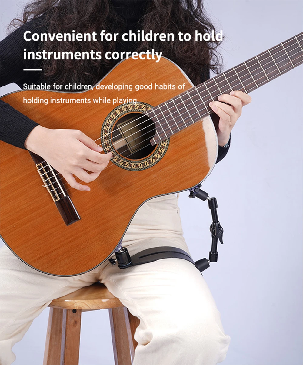 Guitto Series GGR-01 Guitar Rest Ergonomic Design Guitar Balance Support with Su