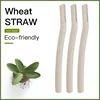 12 Pcs/Box Wheat Straw Face Eyebrow Razor for Women,Facial Dermaplane Razor,Biodegradable Dermaplaning Tool with Precision Cover 6
