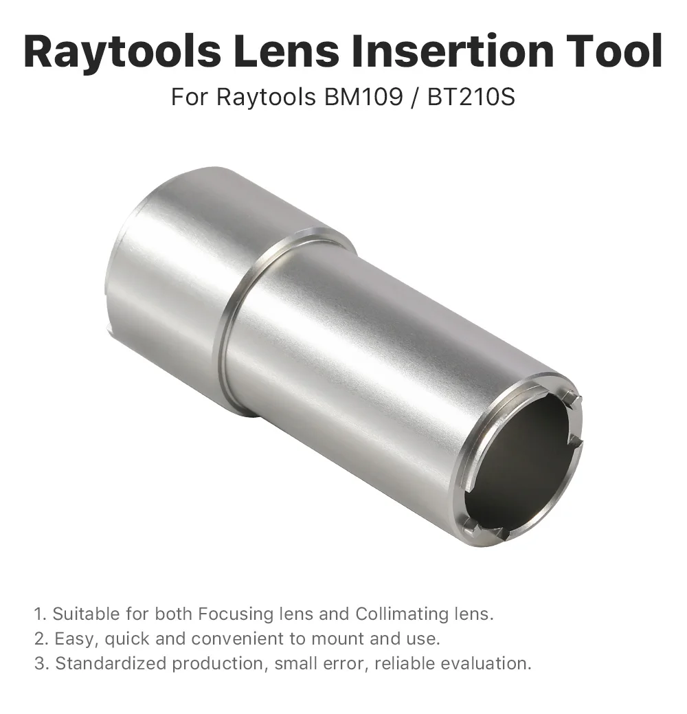 Cloudray Fokussierung Objektiv Insertion Tool D28 für Kollimierenden Schwerpunkt Objektiv auf Raytools BT210S/BM109 Faser Laser Schneiden Kopf – Detail 2