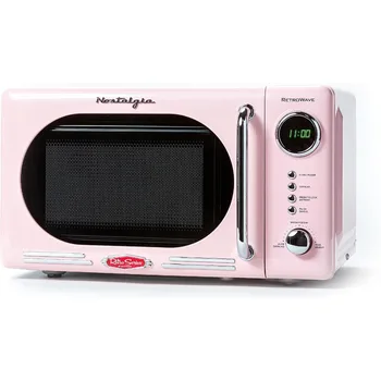 Retro Compact Countertop Microwave 1